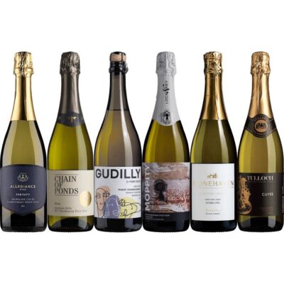 Shimmering Sparkling 6-Pack, Australia multi-regional Sparkling White Wine Pack, Wine Selectors