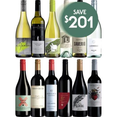 Wine Frenzy Mixed Dozen, Australia multi-regional Mixed Red and White Wine Case, Wine Selectors