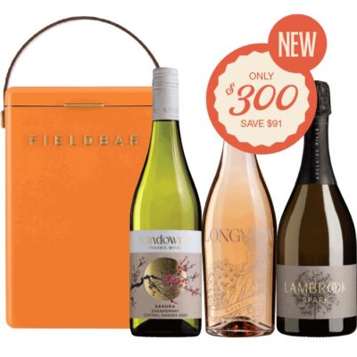 Fieldbar Drinks Box – Orchard Orange with Gift Wines, Australia multi-regional Mixed Red and White Wine Pack, Wine Selectors Booze Buddie Fieldbar Drinks Box - Orchard Orange with Gift Wines, Australia multi-regional Mixed Red and White Wine Pack, Wine Selectors