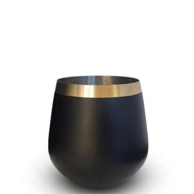 Clinq Brass & Black Whiskey Glasses Box Set of 2 | Sans Drinks Booze Buddie Clinq Brass & Black Whiskey Glasses Box Set of 2 | Sans Drinks