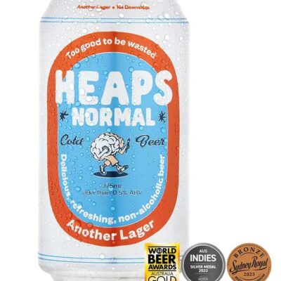 Heaps Normal Another Lager – 1x375ml | Sans Drinks Booze Buddie Heaps Normal Another Lager - 1x375ml | Sans Drinks