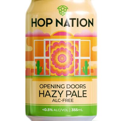 Hop Nation Opening Doors Hazy Pale Ale – 4x375ml | Sans Drinks Booze Buddie Hop Nation Opening Doors Hazy Pale Ale - 4x375ml | Sans Drinks