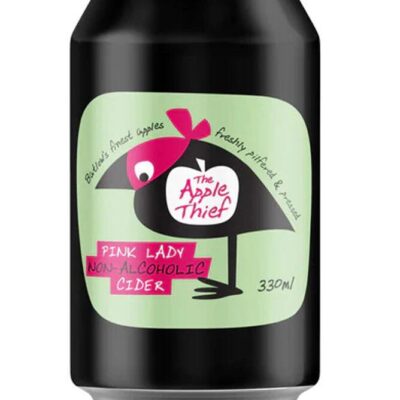 Apple Thief Pink Lady Non-Alcoholic Cider - Cans - 1x330mls | Sans Drinks