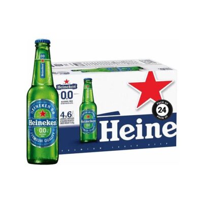 Heineken 00 Non Alcoholic Lager - 24x330mls | Sans Drinks