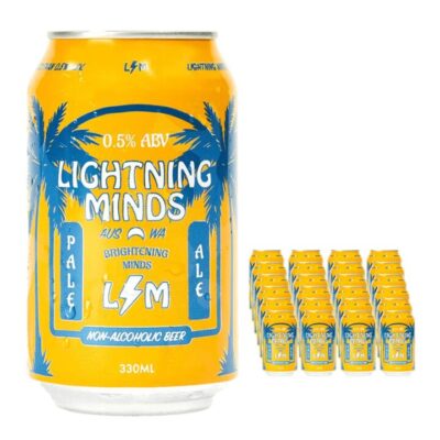 Lightning Minds Pale Ale – 24x330ml | Sans Drinks Booze Buddie Lightning Minds Pale Ale - 24x330ml | Sans Drinks