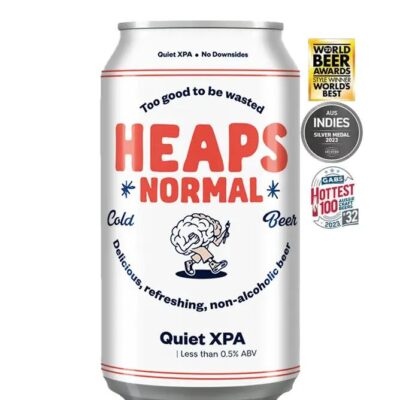 Heaps Normal Quiet XPA – 1x375mls | Sans Drinks Booze Buddie Heaps Normal Quiet XPA - 1x375mls | Sans Drinks