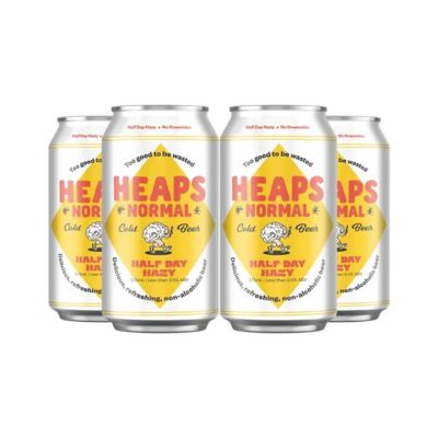 Heaps Normal Half Day Hazy – 4x375mls | Sans Drinks Booze Buddie Heaps Normal Half Day Hazy - 4x375mls | Sans Drinks