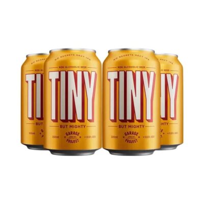 Garage Project Tiny Non-Alcoholic Hazy IPA – 4x330mls | Sans Drinks Booze Buddie Garage Project Tiny Non-Alcoholic Hazy IPA - 4x330mls | Sans Drinks