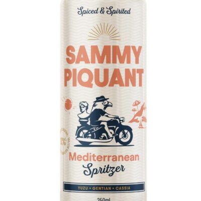 Sammy Piquant Mediterranean Spritzer 250ml – 1x250mls | Sans Drinks Booze Buddie Sammy Piquant Mediterranean Spritzer 250ml - 1x250mls | Sans Drinks