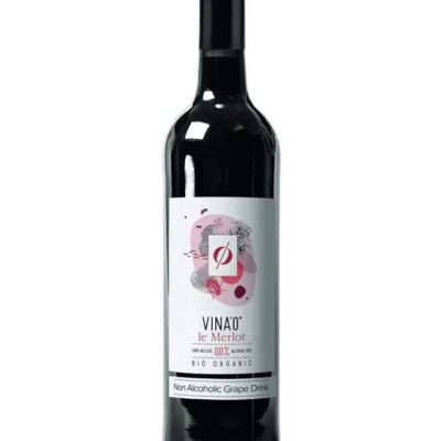 Vina 0 Le Merlot Alcohol-Free Organic - 6x750mls | Sans Drinks
