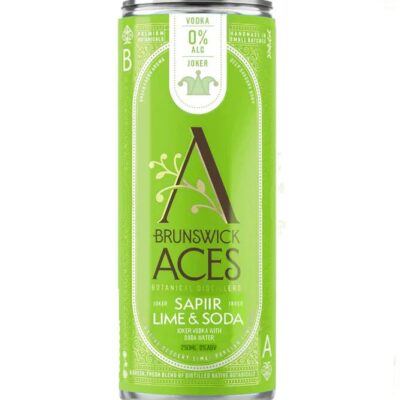 Brunswick Aces Joker Sapiir Lime Soda RTDs - 1x250ml | Sans Drinks