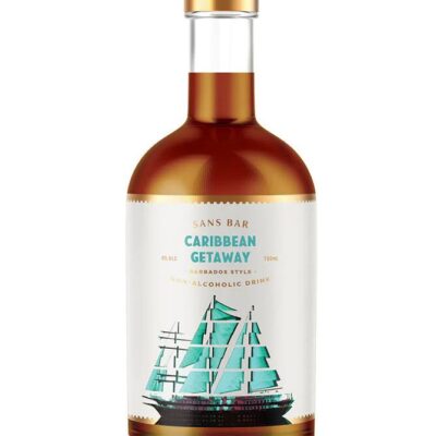 Sans Bar Caribbean Getaway Non-Alcoholic Dark Rum Substitute | Sans Drinks Booze Buddie Sans Bar Caribbean Getaway Non-Alcoholic Dark Rum Substitute | Sans Drinks