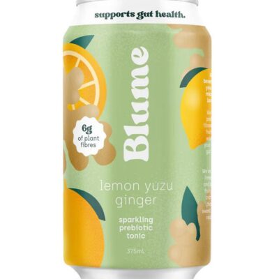 Blume Lemon Yuzu Ginger Prebiotic Tonic - 1x375ml | Sans Drinks