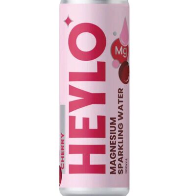 HEYLO Magnesium Sparkling Water Cherry 300ml – 1x300ml | Sans Drinks Booze Buddie HEYLO Magnesium Sparkling Water Cherry 300ml - 1x300ml | Sans Drinks