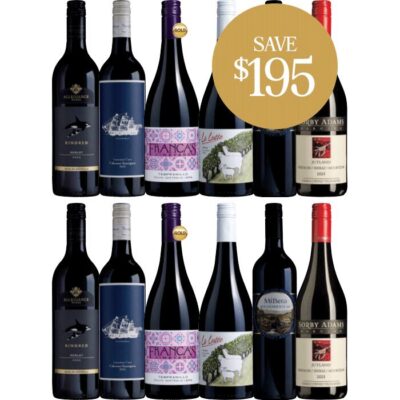 Panel Champions Red Dozen, Australia multi-regional Mixed Red Wine Case, Wine Selectors