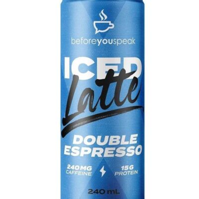 Before You Speak Iced Latte Double Espresso - 4x240ml | Sans Drinks