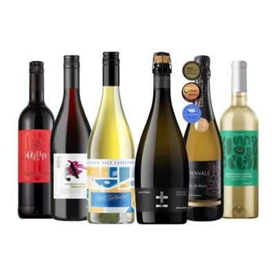 Non-Alcoholic Christmas Wine Celebration Box 6 Pack | Sans Drinks Booze Buddie Non-Alcoholic Christmas Wine Celebration Box 6 Pack | Sans Drinks