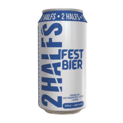 2 Halfs Festbier 375ml Can – Pack of 4 Booze Buddie 2 Halfs Festbier 375ml Can - Pack of 4