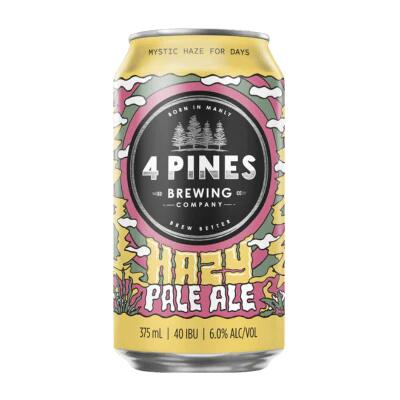 4 Pines Hazy Pale Ale 375ml Can - Case of 24