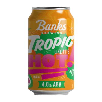 Banks Tropic Like Its Hot Cans 355ml Can - Pack of 6