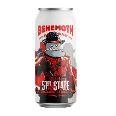Behemoth 51st State Canadian Red IPA 440ml Can – Pack of 4 Booze Buddie Behemoth 51st State Canadian Red IPA 440ml Can - Pack of 4