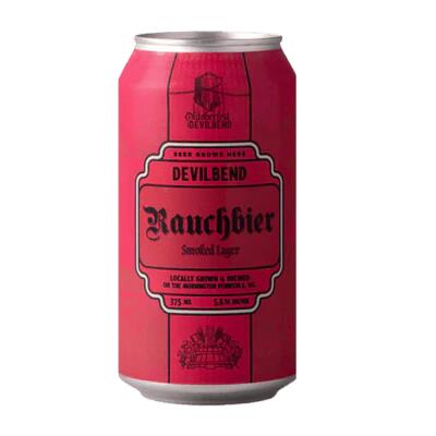 Devilbend Rauchbier Smoked Lager Bier 375ml Can – Single Booze Buddie Devilbend Rauchbier Smoked Lager Bier 375ml Can - Single