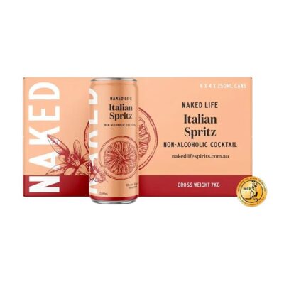 Naked Life Italian Spritz Non-Alcoholic Cocktail - 24x250ml | Sans Drinks
