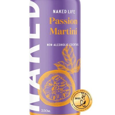 Naked Life Passion Martini Non-alcoholic Cocktail - 1x250mls | Sans Drinks
