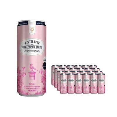 Lyres Pink London Spritz RTD - 24x250mls | Sans Drinks