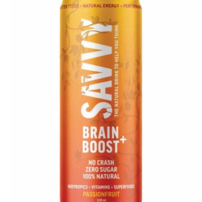 Savvy Brain  Boost Passionfruit 330ml - 1x330ml | Sans Drinks
