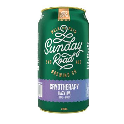 Sunday Road Cryotherapy Hazy IPA – 4 Pack Booze Buddie Sunday Road Cryotherapy Hazy IPA - 4 Pack