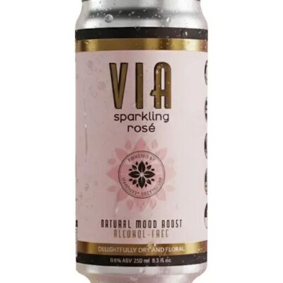 VIA Drinks Sparkling Rose - 4x250ml | Sans Drinks