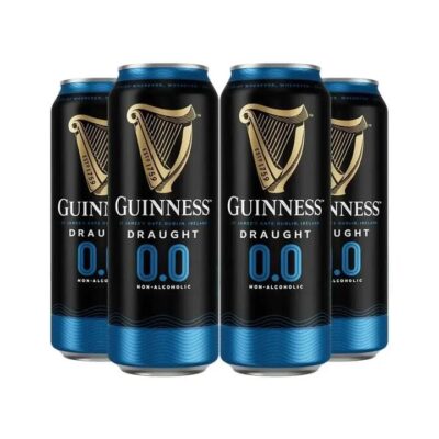 Guinness 00 Non-Alcoholic Stout - Pack of 4
