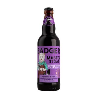 Badger Master Stoat Coffee Stout 500ml Bottle - Case of 12