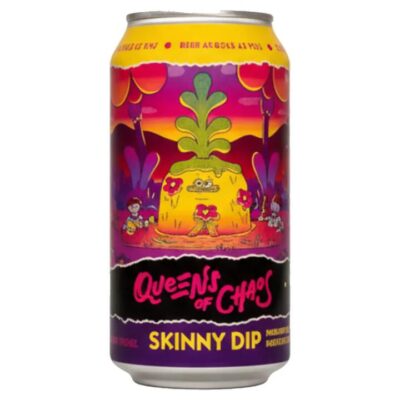 Queens Of Chaos Skinny Dip Pineapple  Hibiscus Sour 375ml Can - Pack of 4