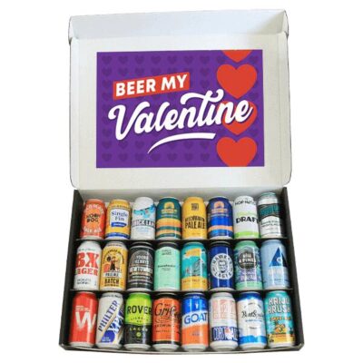 Valentines 24 Beer Gift Box Booze Buddie Valentines 24 Beer Gift Box