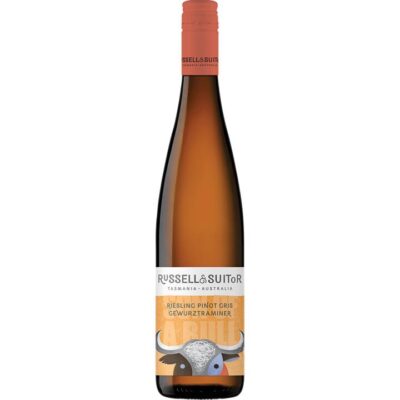 Russell & Suitor Son of a Bull Riesling Pinot Gris Gewürztraminer 2024, Tasmania White Blend, Wine Selectors Booze Buddie Russell & Suitor Son of a Bull Riesling Pinot Gris Gewürztraminer 2024, Tasmania White Blend, Wine Selectors