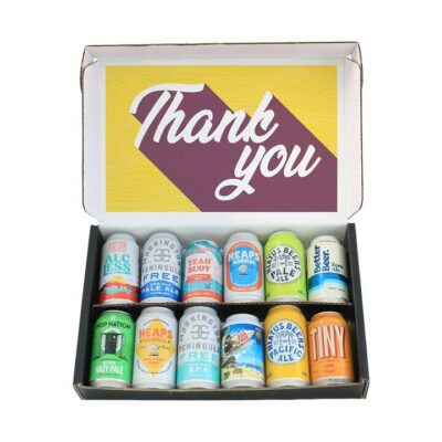 Thank You 12 Non-Alcoholic Beer Gift Box | Sans Drinks Booze Buddie Thank You 12 Non-Alcoholic Beer Gift Box | Sans Drinks