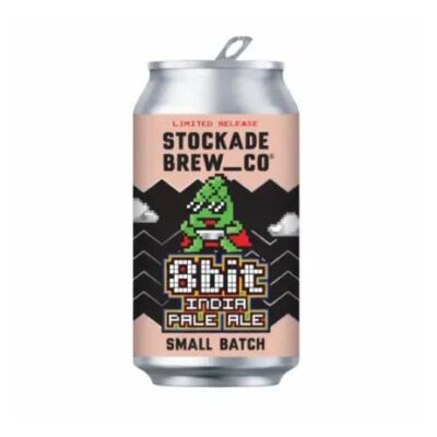 Stockade 8 Bit IPA 375ml Can – Case of 24 Booze Buddie Stockade 8 Bit IPA 375ml Can - Case of 24