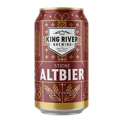 King River Stickie Altbier 375ml Can – Pack of 6 Booze Buddie King River Stickie Altbier 375ml Can - Pack of 6