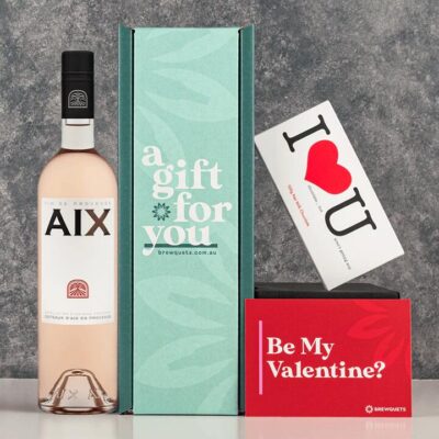 Valentines Wine  Chocolate Hamper - Premium Red 40