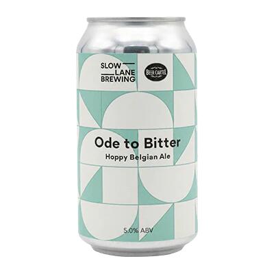Slow Lane Ode To Bitter Hoppy Belgian Ale 375ml Can – Pack of 4 Booze Buddie Slow Lane Ode To Bitter Hoppy Belgian Ale 375ml Can - Pack of 4