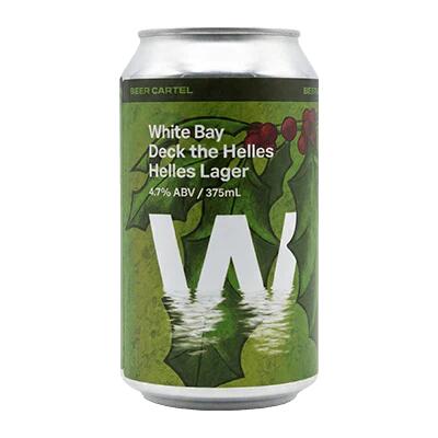 White Bay Deck The Helles Helles Lager 375ml Can - Case of 16