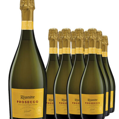 Riunite DOC Vino Bianco Italian Sparkling Prosecco Nv Dozen
