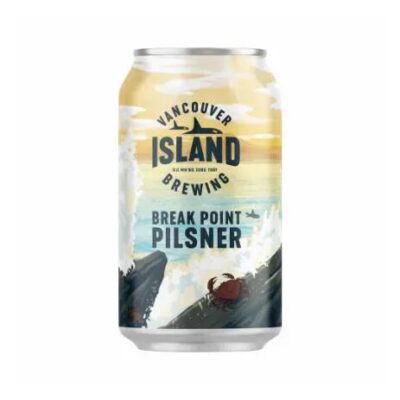 Vancouver Island Break Point Pilsner 355ml Can - Pack of 4