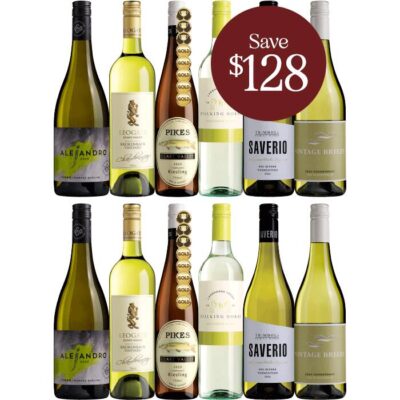 Wine Time Mixed White 12-Pack, Australia multi-regional Mixed White Wine Case, Wine Selectors
