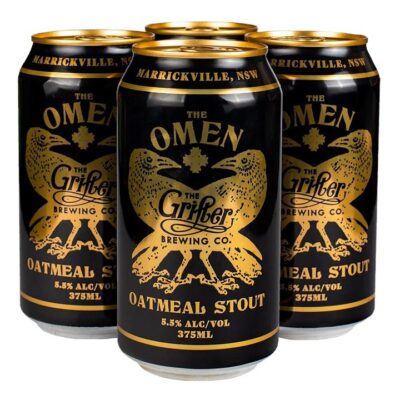 The Grifter Brewing Co. The Omen Oatmeal Stout (4 Pack)