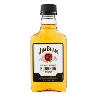 Jim Beam White Label Bourbon Whiskey 200ml Booze Buddie Jim Beam White Label Bourbon Whiskey 200ml
