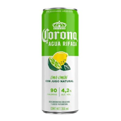Corona Agua Rifada Lemon & Lime Hard Seltzer (4 Pack)