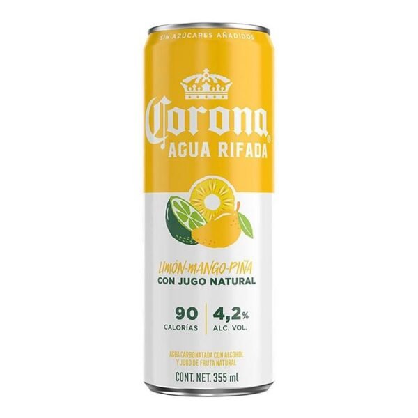 Corona Agua Rifada Mango Pineapple Hard Seltzer (4 Pack) - Booze Buddie